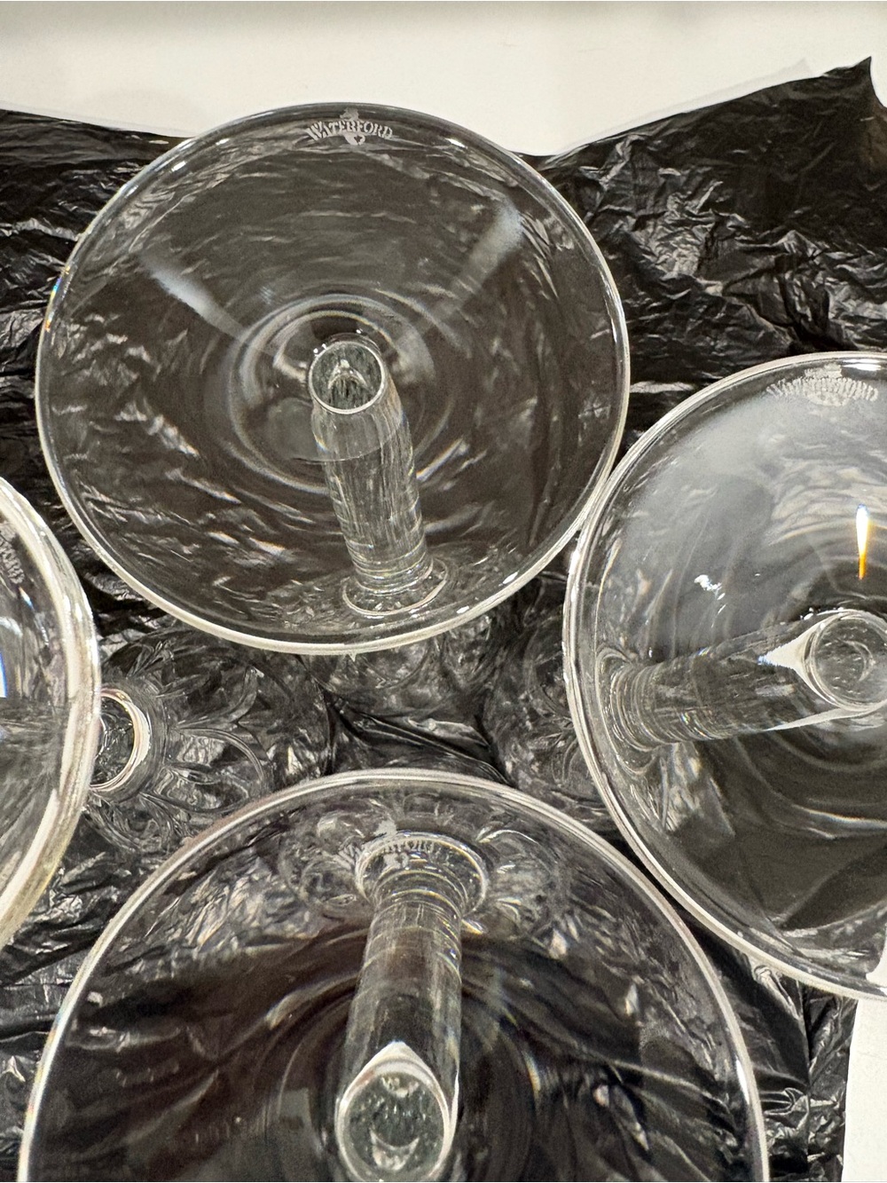 Waterford Crystal glasses set of four Merrill Pattern - Picture 8 of 8